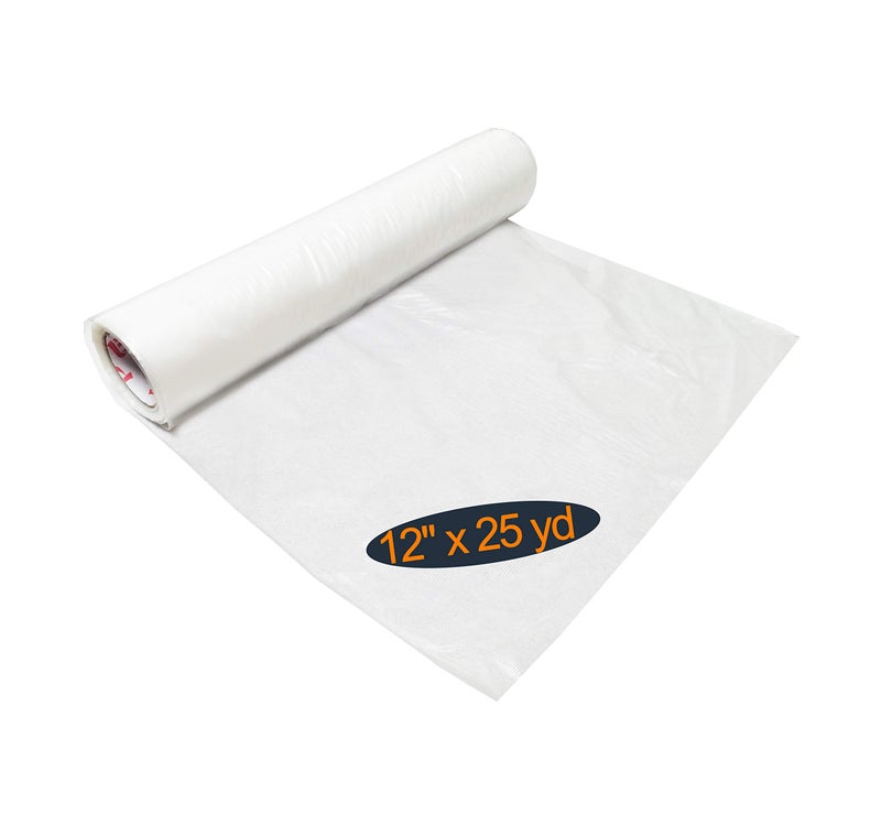 HimaPro Wash Away Water Soluble Machine Embroidery Stabilizer 12" x 25 Yards Topping Film, Dissolves in Both Warm and Cold Water, Non-Toxic and Skin Friendly - Image 3